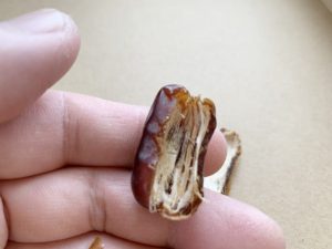 種なしのデーツ
